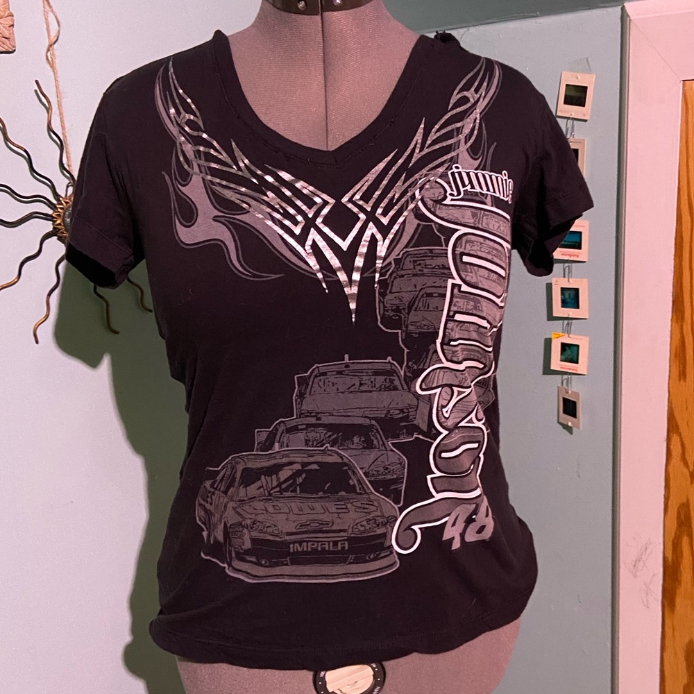 Hendrick Motorcycle black graphic tee